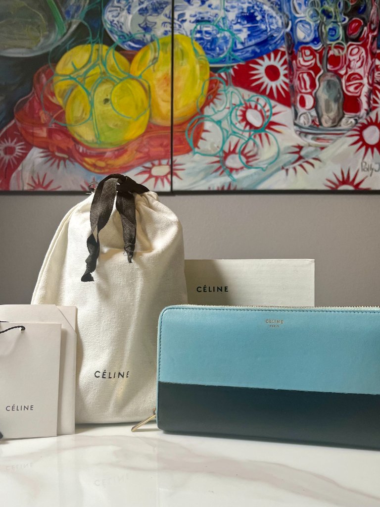 Cline Glacier Black Phoebe Phi Large Wallet Full Inclusion